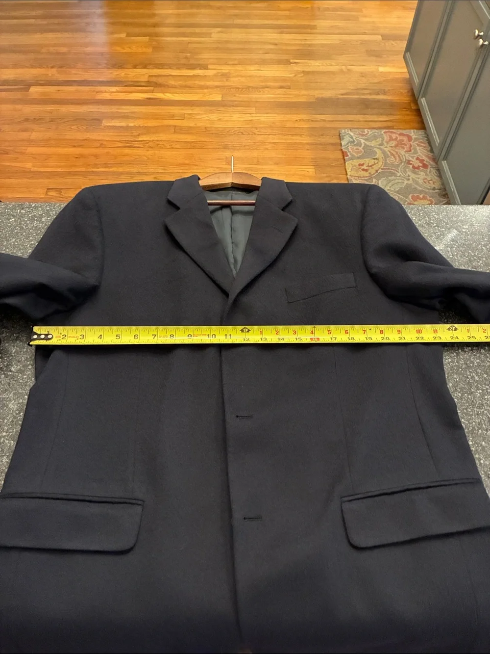 Jack Victor Prossimo Sagewood Sport Jacket in 100% Loro Piana Cashmere Navy 44L